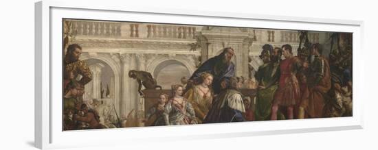 The Family of Darius before Alexander, C. 1565-Paolo Veronese-Framed Giclee Print