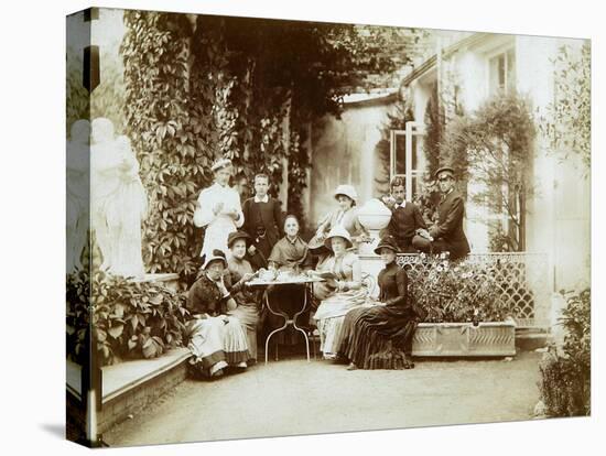 The Family of Duke Fyodor Uvarov at their Country Estate, Porechye, Russia, 1880S-null-Stretched Canvas