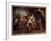 The Family of Louis of France (1661-1711) Son of Louis XIV (1638-1715), known as the Grand Dauphin”-Pierre Mignard-Framed Giclee Print