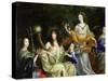 The Family of Louis XIV (1638-1715) 1670-Jean Nocret-Stretched Canvas