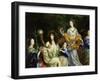 The Family of Louis XIV (1638-1715) 1670-Jean Nocret-Framed Giclee Print