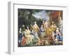 The Family of Louis XIV (1638-1715) 1670-Jean Nocret-Framed Giclee Print