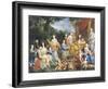 The Family of Louis XIV (1638-1715) 1670-Jean Nocret-Framed Giclee Print