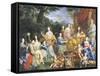 The Family of Louis XIV (1638-1715) 1670-Jean Nocret-Framed Stretched Canvas