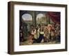 The Family of Persian King Darius Standing before Alexander the Great-Wolfgang Heimbach-Framed Giclee Print