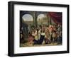 The Family of Persian King Darius Standing before Alexander the Great-Wolfgang Heimbach-Framed Giclee Print