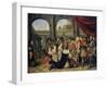 The Family of Persian King Darius Standing before Alexander the Great-Wolfgang Heimbach-Framed Giclee Print