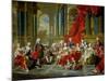 The Family of Philip V, 1743-Louis-Michel van Loo-Mounted Giclee Print