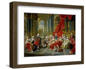 The Family of Philip V, 1743-Louis-Michel van Loo-Framed Giclee Print