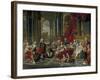 The Family of Philip V, King of Spain, 1743-Louis Michel Van Loo-Framed Giclee Print