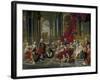 The Family of Philip V, King of Spain, 1743-Louis Michel Van Loo-Framed Giclee Print