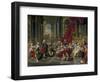 The Family of Philip V, King of Spain, 1743-Louis Michel Van Loo-Framed Giclee Print