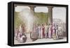 The Family of Priam after the Departure of Hector-Angelo Monticelli-Framed Stretched Canvas