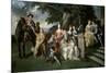 The Family of Sir William Young (1725-88) C.1766-Johann Zoffany-Mounted Giclee Print