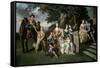 The Family of Sir William Young (1725-88) C.1766-Johann Zoffany-Framed Stretched Canvas