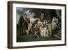 The Family of Sir William Young (1725-88) C.1766-Johann Zoffany-Framed Giclee Print