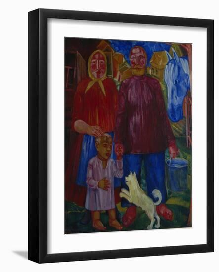 The Family of the Serednyaks, 1929-Viktor Nikandrovich Palmov-Framed Giclee Print