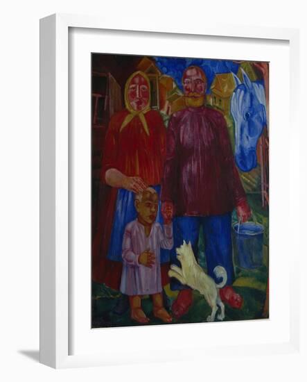 The Family of the Serednyaks, 1929-Viktor Nikandrovich Palmov-Framed Giclee Print