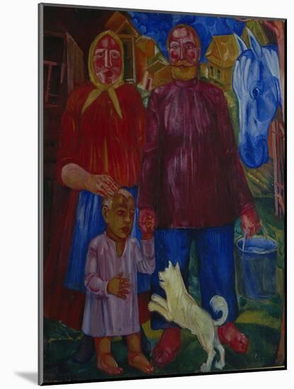 The Family of the Serednyaks, 1929-Viktor Nikandrovich Palmov-Mounted Giclee Print