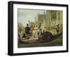 The Family of Tolstoi Tolstoi in Venice, 1855-Giulio Carlini-Framed Giclee Print