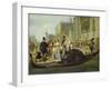 The Family of Tolstoi Tolstoi in Venice, 1855-Giulio Carlini-Framed Giclee Print