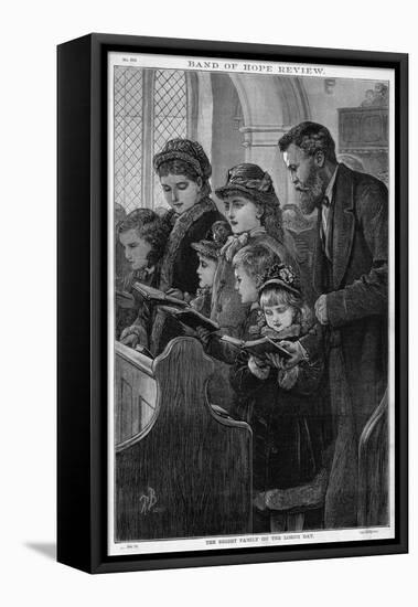 The Family Pew-Robert Barnes-Framed Stretched Canvas