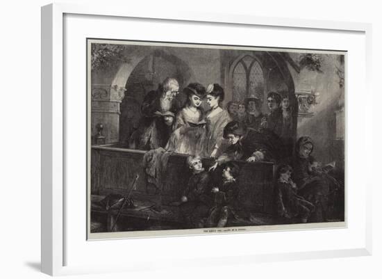 The Family Pew-Edward Hughes-Framed Giclee Print