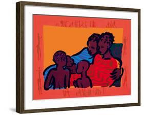 The Family-Gerry Baptist-Framed Giclee Print