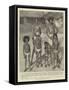 The Famine in India, Starving Natives at Jubbulpore-null-Framed Stretched Canvas