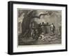 The Famine in India, the Village Well-null-Framed Giclee Print