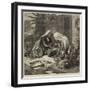 The Famine in India, Women Grinding Corn-null-Framed Giclee Print