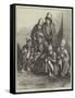 The Famine in Persia, Starving People at Shiraz-null-Framed Stretched Canvas