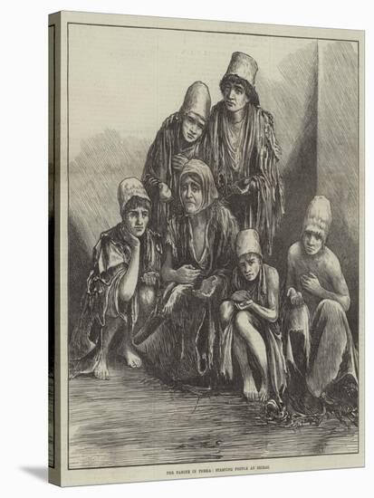 The Famine in Persia, Starving People at Shiraz-null-Stretched Canvas