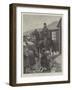 The Famine in Russia, Begging for Bread at the Mayor's House, Near Simbirsk-Richard Caton Woodville II-Framed Giclee Print