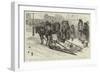 The Famine in Russia, Collecting Money in the Streets of St Petersburg-Godefroy Durand-Framed Giclee Print