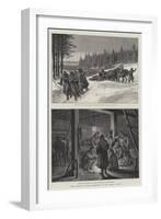 The Famine in Russia-Johann Nepomuk Schonberg-Framed Giclee Print