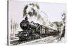 The Famous 4-6-0 Castle Class of Steam Locomotives Used by Great Western-John S. Smith-Stretched Canvas