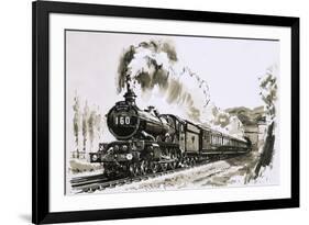 The Famous 4-6-0 Castle Class of Steam Locomotives Used by Great Western-John S. Smith-Framed Giclee Print