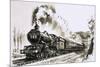 The Famous 4-6-0 Castle Class of Steam Locomotives Used by Great Western-John S. Smith-Mounted Giclee Print