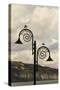 The Famous Ammonite Design Streetlghts in Lyme Regis, Dorset, England, United Kingdom, Europe-John Woodworth-Stretched Canvas