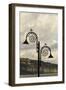 The Famous Ammonite Design Streetlghts in Lyme Regis, Dorset, England, United Kingdom, Europe-John Woodworth-Framed Photographic Print