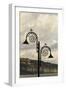 The Famous Ammonite Design Streetlghts in Lyme Regis, Dorset, England, United Kingdom, Europe-John Woodworth-Framed Photographic Print