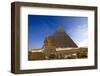 The Famous Ancient Egypt Cheops Pyramid and Sphinx in Giza-Nosnibor137-Framed Photographic Print