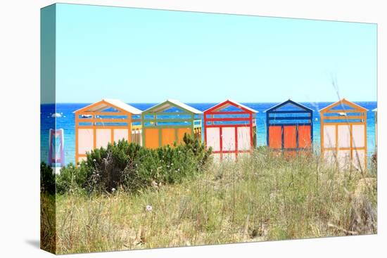 The Famous Banys De S'agar? on the S'agar? Beach-Stefano Amantini-Stretched Canvas