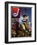 The Famous Beale Street at Night, Memphis, Tennessee, United States of America, North America-Gavin Hellier-Framed Photographic Print