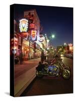 The Famous Beale Street at Night, Memphis, Tennessee, United States of America, North America-Gavin Hellier-Stretched Canvas