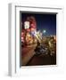 The Famous Beale Street at Night, Memphis, Tennessee, United States of America, North America-Gavin Hellier-Framed Photographic Print