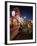 The Famous Beale Street at Night, Memphis, Tennessee, United States of America, North America-Gavin Hellier-Framed Photographic Print