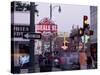 The Famous Beale Street at Night, Memphis, Tennessee, United States of America, North America-Gavin Hellier-Stretched Canvas