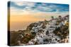 The Famous Blue and White City Oia,Santorini-scorpp-Stretched Canvas